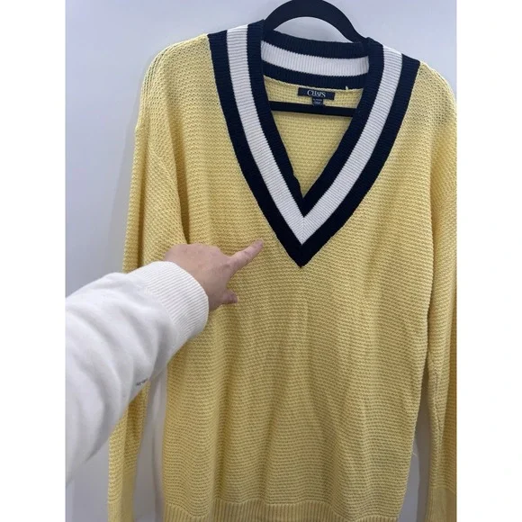 VTG Retro Classic Womens XL Collegiate Sweater Tennis Hampton Heritage Preppy - Picture 4 of 12